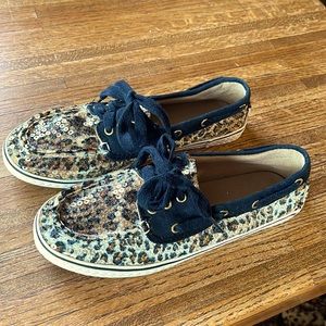 ARIZONA JEANS SEQUIN LOAFERS 6-1/2